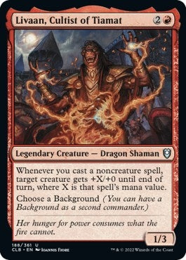 Image for Livaan, Cultist of Tiamat (188) [Commander Legends: Battle for Baldur's Gate] - Magic: The Gathering