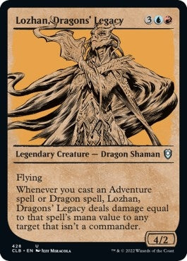 Image for Lozhan, Dragons' Legacy (Showcase) (428) [Commander Legends: Battle for Baldur's Gate] - Magic: The Gathering