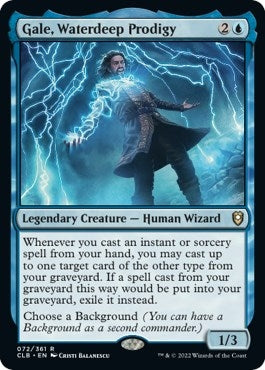 Image for Gale, Waterdeep Prodigy (72) [Commander Legends: Battle for Baldur's Gate] - Magic: The Gathering