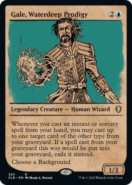 Image for Gale, Waterdeep Prodigy (Showcase) (383) [Commander Legends: Battle for Baldur's Gate] - Magic: The Gathering