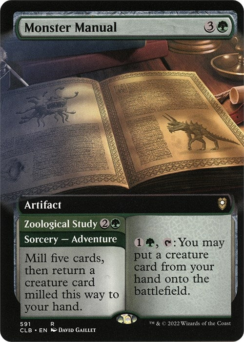 Image for Monster Manual (Extended Art) (591) [Commander Legends: Battle for Baldur's Gate] - Magic: The Gathering