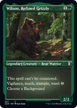 Image for Wilson, Refined Grizzly (Foil Etched) (522) [Commander Legends: Battle for Baldur's Gate] - Magic: The Gathering