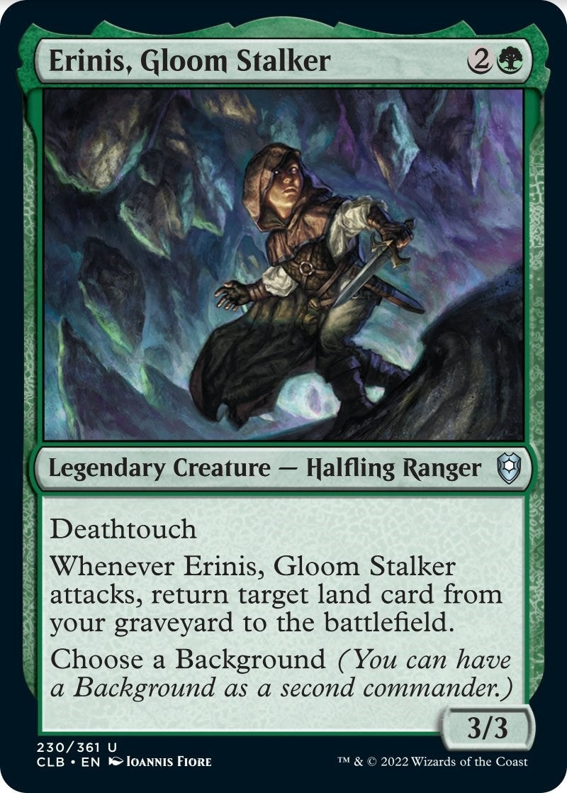 Image for Erinis, Gloom Stalker (230) [Commander Legends: Battle for Baldur's Gate] - Magic: The Gathering