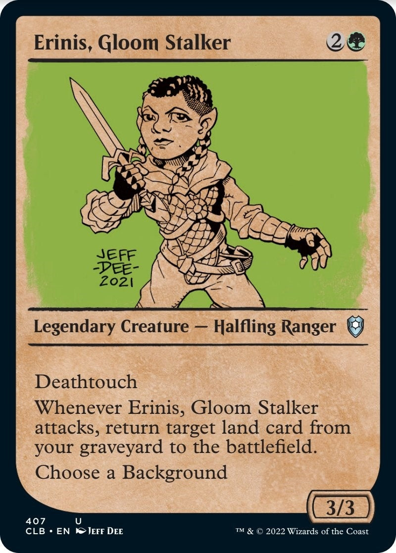 Image for Erinis, Gloom Stalker (Showcase) (407) [Commander Legends: Battle for Baldur's Gate] - Magic: The Gathering