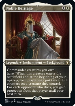 Image for Noble Heritage (Foil Etched) (478) [Commander Legends: Battle for Baldur's Gate] - Magic: The Gathering