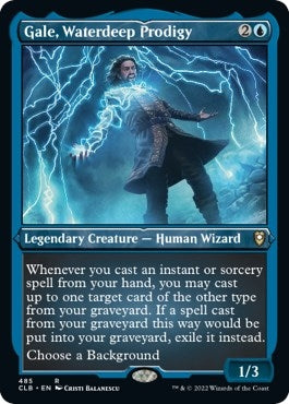 Image for Gale, Waterdeep Prodigy (Foil Etched) (485) [Commander Legends: Battle for Baldur's Gate] - Magic: The Gathering