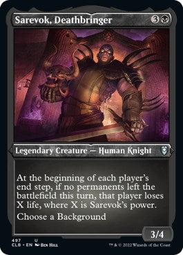 Image for Sarevok, Deathbringer (Foil Etched) (497) [Commander Legends: Battle for Baldur's Gate] - Magic: The Gathering