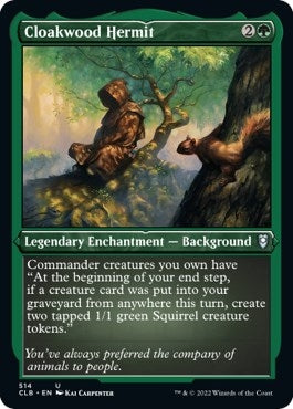 Image for Cloakwood Hermit (Foil Etched) (514) [Commander Legends: Battle for Baldur's Gate] - Magic: The Gathering