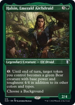 Image for Halsin, Emerald Archdruid (Foil Etched) (516) [Commander Legends: Battle for Baldur's Gate] - Magic: The Gathering
