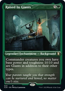 Image for Raised by Giants (Foil Etched) (520) [Commander Legends: Battle for Baldur's Gate] - Magic: The Gathering