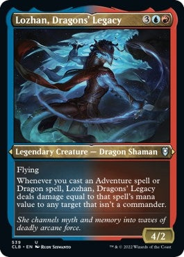 Image for Lozhan, Dragons' Legacy (Foil Etched) (539) [Commander Legends: Battle for Baldur's Gate] - Magic: The Gathering