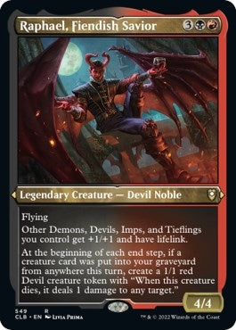 Image for Raphael, Fiendish Savior (Foil Etched) (549) [Commander Legends: Battle for Baldur's Gate] - Magic: The Gathering