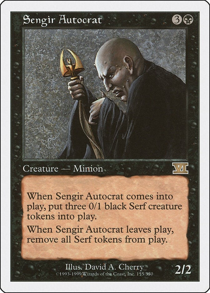 Image for Sengir Autocrat (155) [Classic Sixth Edition] - Magic: The Gathering