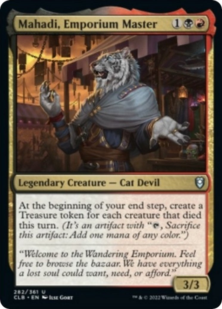 Image for Mahadi, Emporium Master (282) [Commander Legends: Battle for Baldur's Gate] - Magic: The Gathering