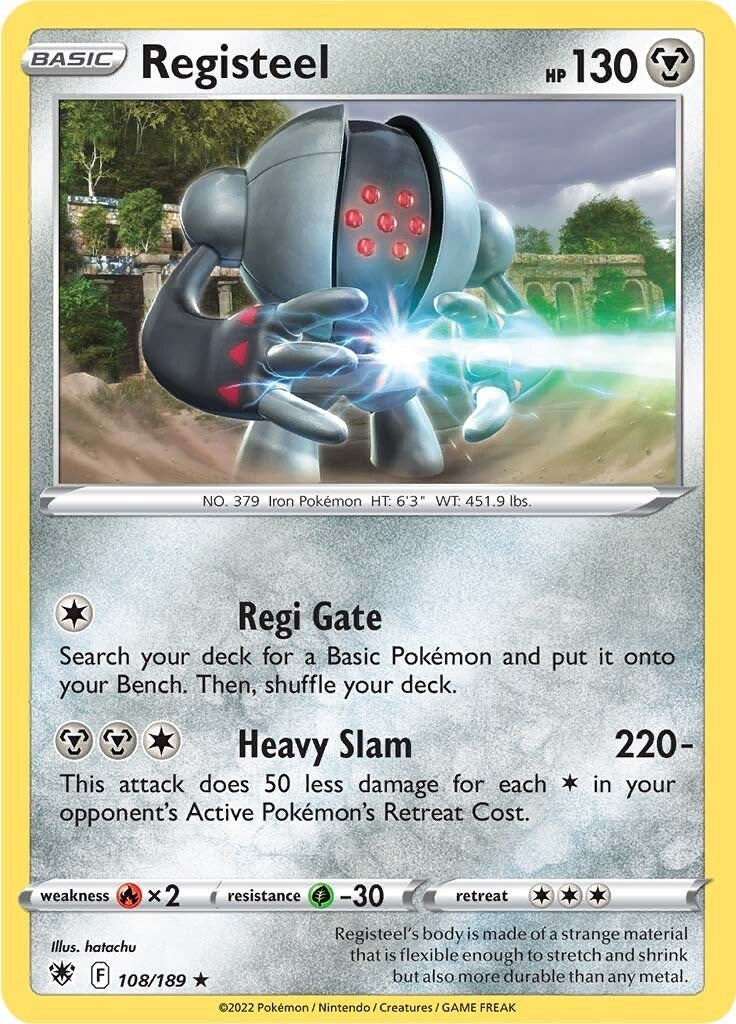 Image for Registeel (108/189) [SWSH10: Astral Radiance] - Pokemon