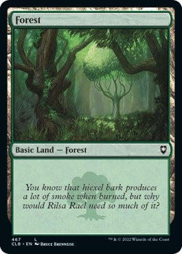 Image for Forest (467) (467) [Commander Legends: Battle for Baldur's Gate] - Magic: The Gathering