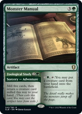 Image for Monster Manual (242) [Commander Legends: Battle for Baldur's Gate] - Magic: The Gathering