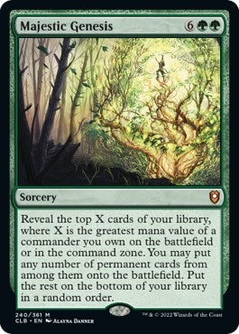 Image for Majestic Genesis (240) [Commander Legends: Battle for Baldur's Gate] - Magic: The Gathering