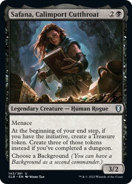 Image for Safana, Calimport Cutthroat (143) [Commander Legends: Battle for Baldur's Gate] - Magic: The Gathering
