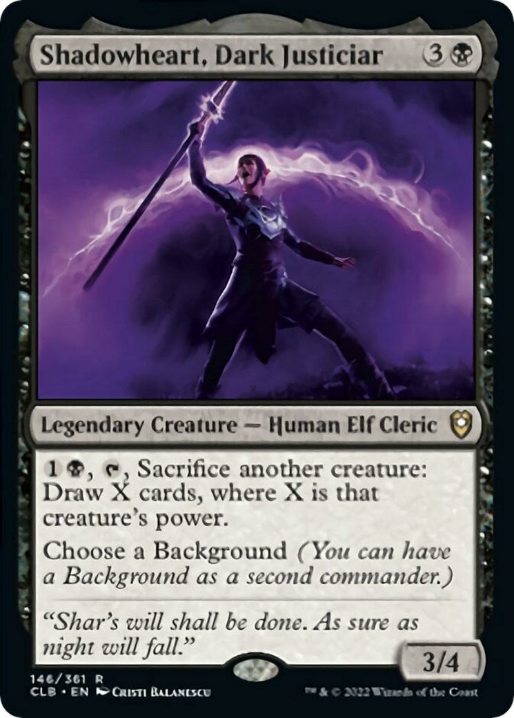 Image for Shadowheart, Dark Justiciar (146) [Commander Legends: Battle for Baldur's Gate] - Magic: The Gathering