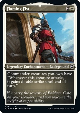 Image for Flaming Fist (Foil Etched) (474) [Commander Legends: Battle for Baldur's Gate] - Magic: The Gathering