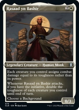 Image for Rasaad yn Bashir (Foil Etched) (479) [Commander Legends: Battle for Baldur's Gate] - Magic: The Gathering