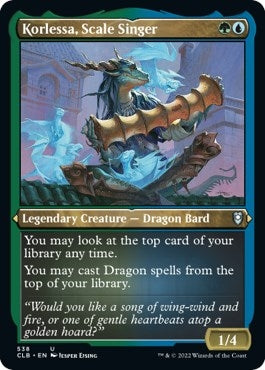 Image for Korlessa, Scale Singer (Foil Etched) (538) [Commander Legends: Battle for Baldur's Gate] - Magic: The Gathering