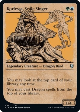 Image for Korlessa, Scale Singer (Showcase) (427) [Commander Legends: Battle for Baldur's Gate] - Magic: The Gathering