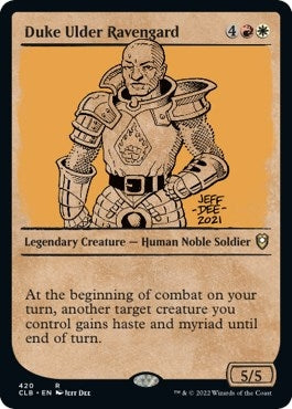 Image for Duke Ulder Ravengard (Showcase) (420) [Commander Legends: Battle for Baldur's Gate] - Magic: The Gathering