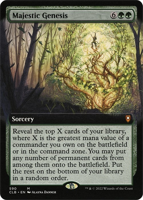 Image for Majestic Genesis (Extended Art) (590) [Commander Legends: Battle for Baldur's Gate] - Magic: The Gathering