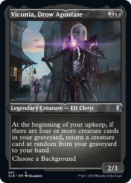 Image for Viconia, Drow Apostate (Foil Etched) (501) [Commander Legends: Battle for Baldur's Gate] - Magic: The Gathering