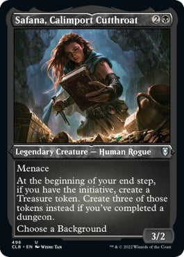 Image for Safana, Calimport Cutthroat (Foil Etched) (496) [Commander Legends: Battle for Baldur's Gate] - Magic: The Gathering