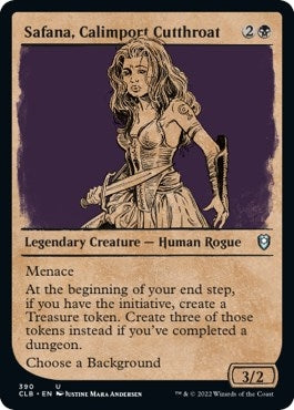 Image for Safana, Calimport Cutthroat (Showcase) (390) [Commander Legends: Battle for Baldur's Gate] - Magic: The Gathering