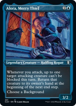 Image for Alora, Merry Thief (Foil Etched) (481) [Commander Legends: Battle for Baldur's Gate] - Magic: The Gathering