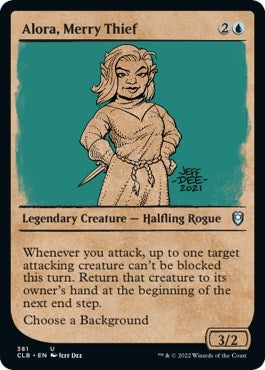 Image for Alora, Merry Thief (Showcase) (381) [Commander Legends: Battle for Baldur's Gate] - Magic: The Gathering