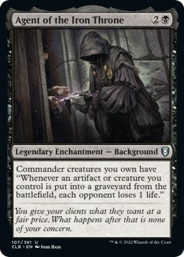 Image for Agent of the Iron Throne (107) [Commander Legends: Battle for Baldur's Gate] - Magic: The Gathering