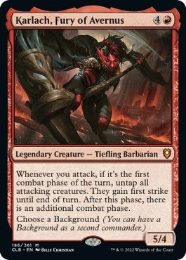 Image for Karlach, Fury of Avernus (186) [Commander Legends: Battle for Baldur's Gate] - Magic: The Gathering