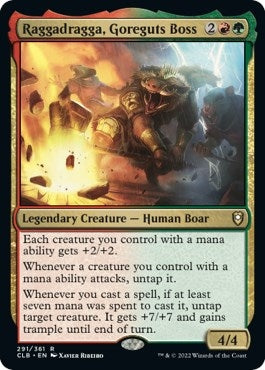 Raggadragga, Goreguts Boss (291) [Commander Legends: Battle for Baldur's Gate]