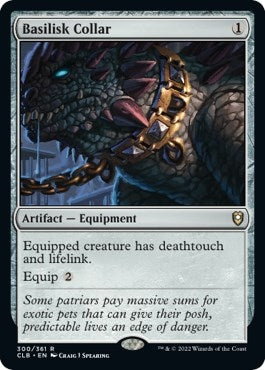 Image for Basilisk Collar (300) [Commander Legends: Battle for Baldur's Gate] - Magic: The Gathering