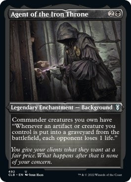 Image for Agent of the Iron Throne (Foil Etched) (492) [Commander Legends: Battle for Baldur's Gate] - Magic: The Gathering