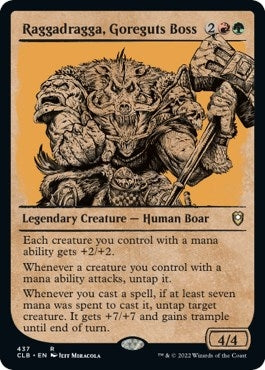 Image for Raggadragga, Goreguts Boss (Showcase) (437) [Commander Legends: Battle for Baldur's Gate] - Magic: The Gathering