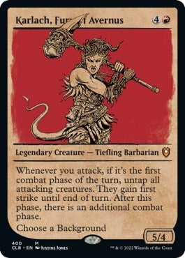 Image for Karlach, Fury of Avernus (Showcase) (400) [Commander Legends: Battle for Baldur's Gate] - Magic: The Gathering