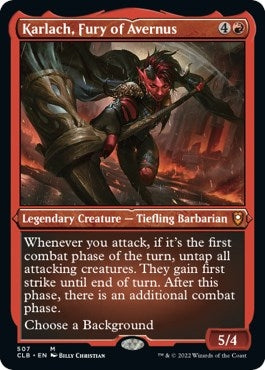 Image for Karlach, Fury of Avernus (Foil Etched) (507) [Commander Legends: Battle for Baldur's Gate] - Magic: The Gathering