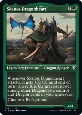 Image for Skanos Dragonheart (Foil Etched) (521) [Commander Legends: Battle for Baldur's Gate] - Magic: The Gathering