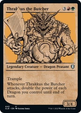 Image for Thrakkus the Butcher (Showcase) (440) [Commander Legends: Battle for Baldur's Gate] - Magic: The Gathering