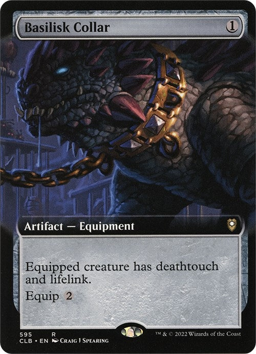 Image for Basilisk Collar (Extended Art) (595) [Commander Legends: Battle for Baldur's Gate] - Magic: The Gathering