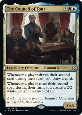 Image for The Council of Four (271) [Commander Legends: Battle for Baldur's Gate] - Magic: The Gathering