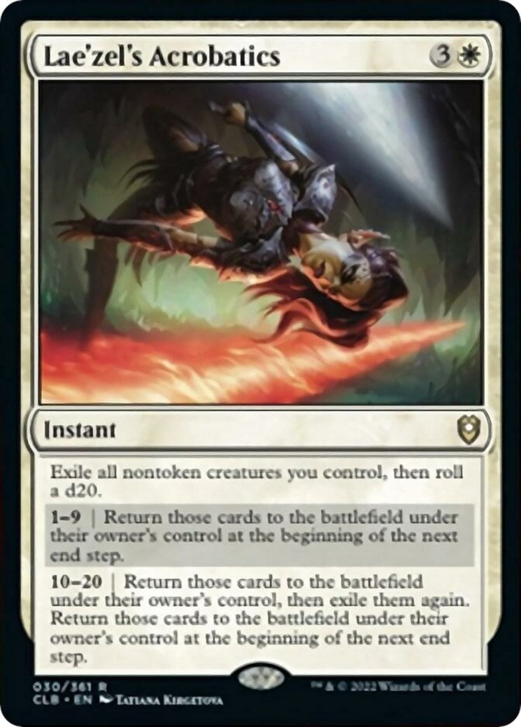 Image for Lae'zel's Acrobatics (30) [Commander Legends: Battle for Baldur's Gate] - Magic: The Gathering