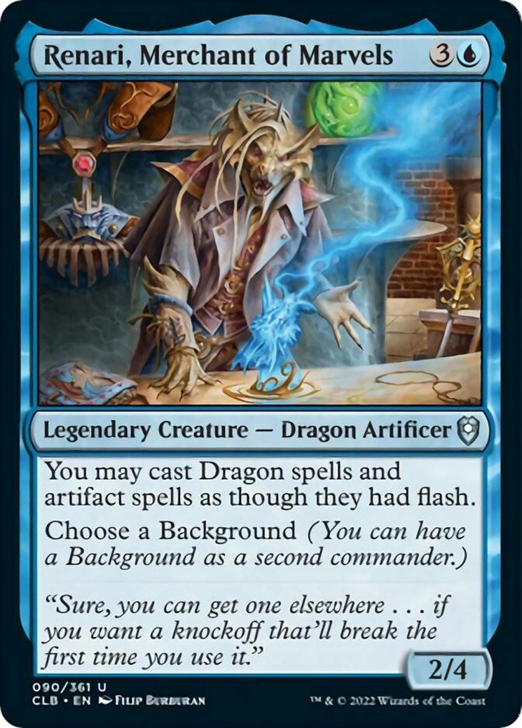Image for Renari, Merchant of Marvels (90) [Commander Legends: Battle for Baldur's Gate] - Magic: The Gathering