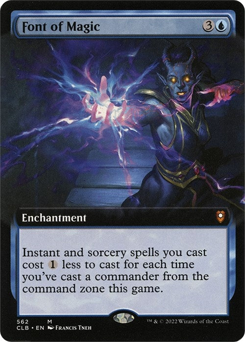 Image for Font of Magic (Extended Art) (562) [Commander Legends: Battle for Baldur's Gate] - Magic: The Gathering